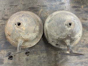 1926 Model T Ford Headlight Buckets Original pair Coupe Sedan Roadster