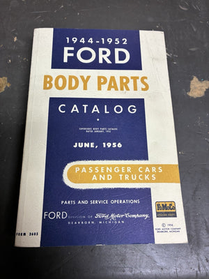 FORD PARTS MANUAL BOOK CAR TRUCK BODY CATALOG 1944-1952 V8 PICKUP 1951 1950 1949