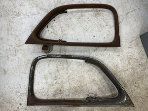 1946, 1947, 1948, Ford Coupe Door GARNISH MOLDINGS , With Vent Frames