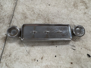 Plymouth Radio Delete Plate 1955 1956 DPCD Mopar Dash Trim Cover