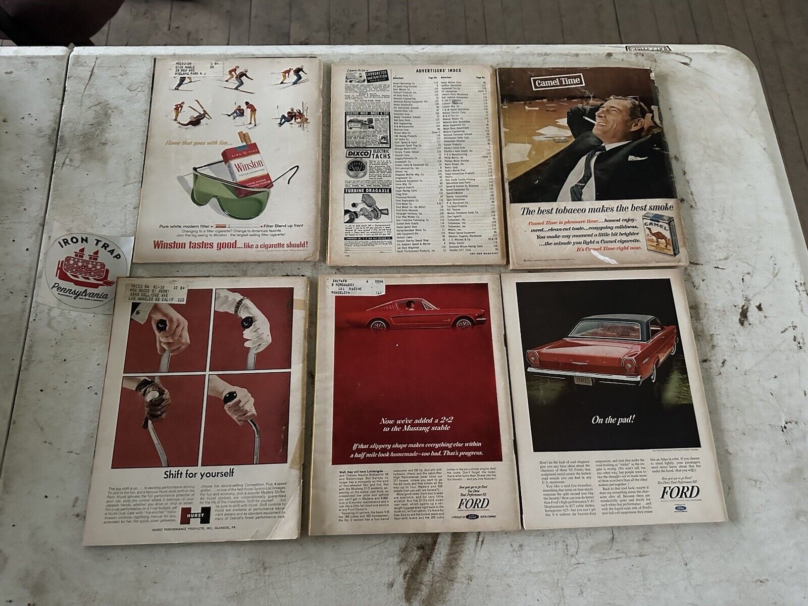 Lot Of 6 1964 Hot Rod Magazines Vintage Drag Racing – Iron Trap Garage