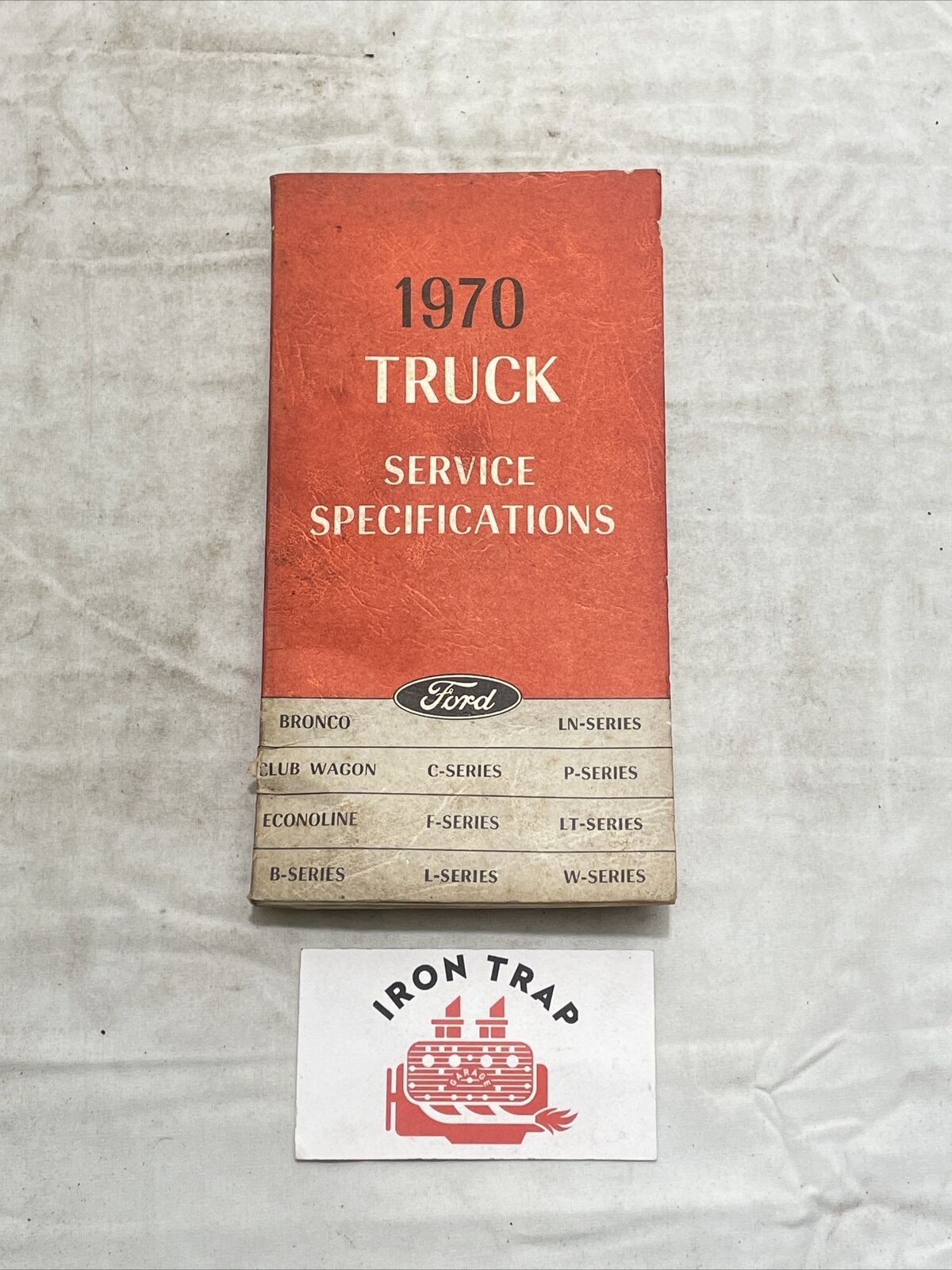 1970 Ford 車両整備マニュアル 1970 Ford Truck Service Specifications Book Manual/ Original #43