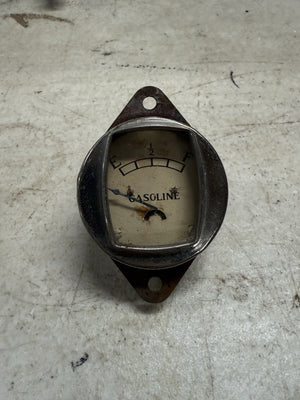 Vintage 1920s 1930s Reverse Mount Fuel Level Gauge Coffin Need Pointer Hot Rod