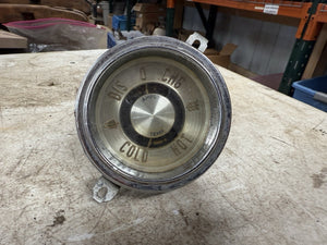 1950’s Buick passenger car Dash Gauge Battery Amps & Temperature Readings