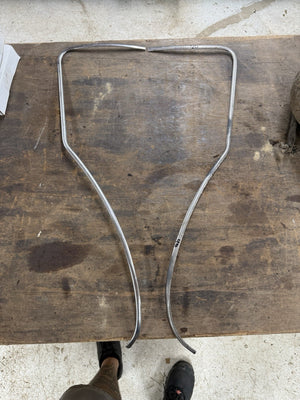 1936 Ford outer grille trim moulding Stainless Coupe Roadster Original