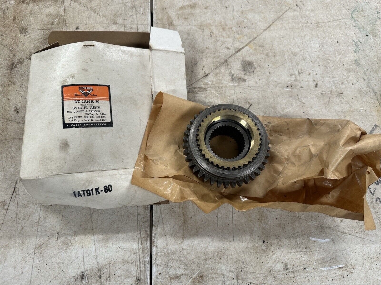 1AT91K-80 FORD 3 SPEED SYNCHRO ASSEMBLY, OE# C3AZ7124B. BORG