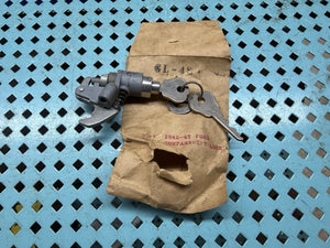 NORS 1942-1948 Ford Glove Box Lock Cylinder and Key Assembly Coupe Sedan