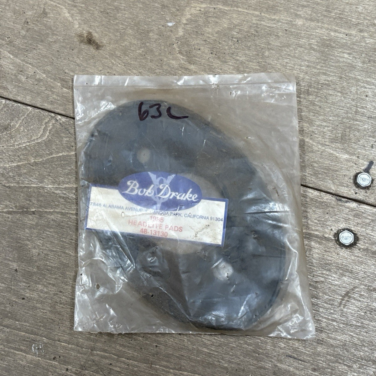 NEW 1935 Ford headlamp stand pads 48-13130 Bob Drake Replacement Pair ...