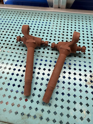 1940 Ford Front Perch Pins Bolts Sway Bar Wishbone Radius Rod Deluxe Coupe Sedan