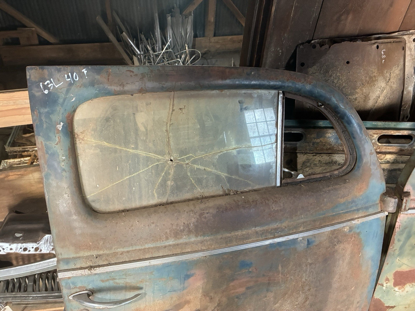 1940 Ford Tudor Two Door Sedan Front Doors Original – Iron Trap Garage