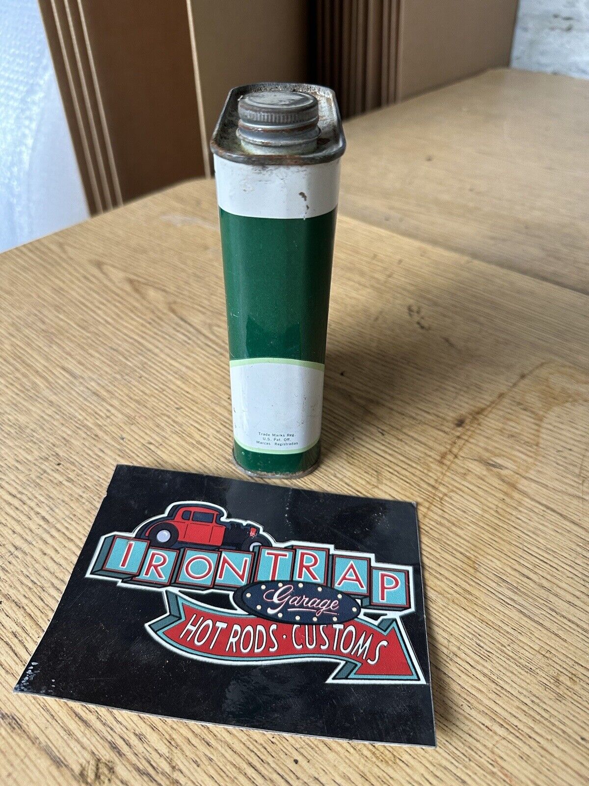 アメリカン雑貨 インテリア  TEXACO Radiator Fast Flush　ヴィンテージ オイル缶 Vintage Texaco Radiator Fast Flush 1 Pint Full NOS Man Cave