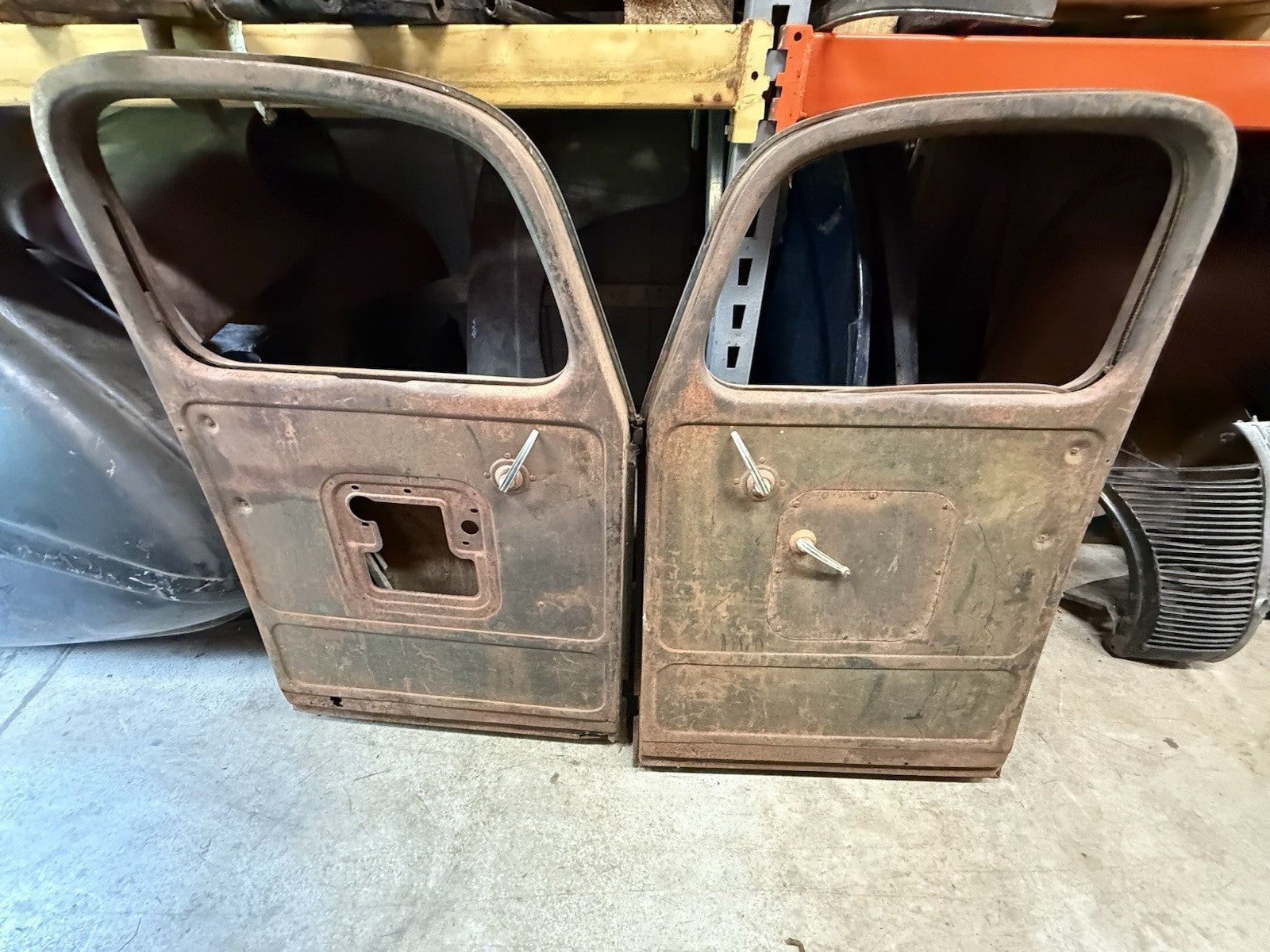 1940 - 1947 Ford Pickup Truck Pair Of Doors Original Hot Rod