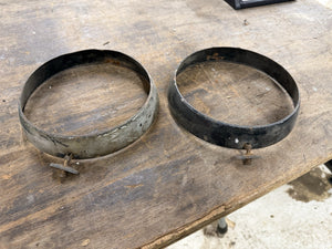 1936 Ford Painted Headlight Bezels Pair Original Coupe Sedan Roadster