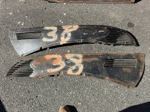 1938 Ford Deluxe Passenger Car Hood Sides Original Coupe Sedan Convertible