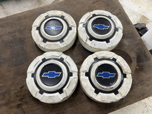CHEVY 1/2 TON PICKUP TRUCK VAN DOG DISH HUBCAPS 68-72? 10 1/4” Blue Logo