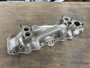 Polished Edelbrock Super 2x2 1932-1948 Ford Aluminum Intake Manifold Hot Rod