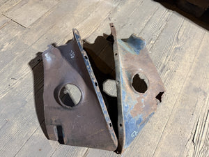 1936 Ford Car Front Fender Extensions Pair Originals Coupe Sedan Cabriolet