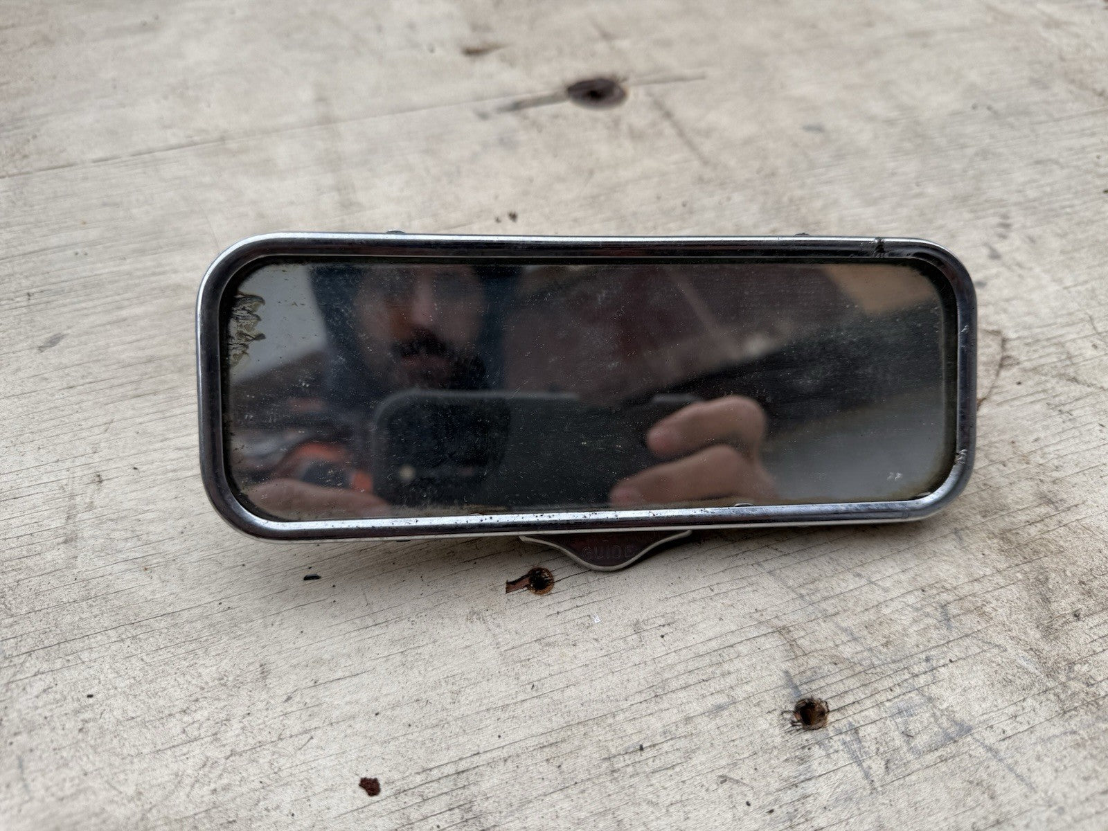 大鏡 Vintage Guid 1930s-40s-50s Glare Proof Rear View Mirror – Iron