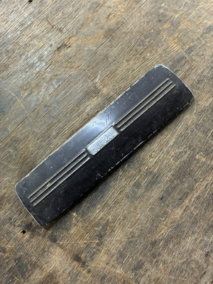 1940 Ford Radio Cover Delete Plate Dash Deluxe, Coupe & Sedan Block Off Plate.