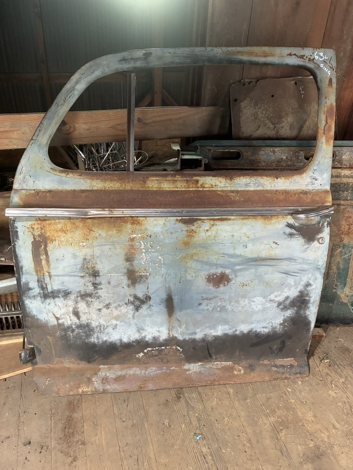 1946 1947 1948 Ford Long Door Coupe Drivers Door Original – Iron