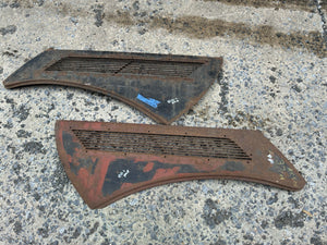 1937 Ford Car Pair Of Hood Sides Panel Original Coupe Sedan Hot Rod 37 Convertib