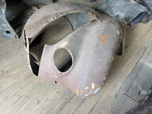 1937 Ford Passenger Car Front Fenders Pair  Coupe Sedan Convertible