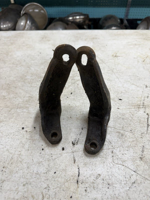 1932 Ford Original V-8 FRONT ENGINE MOUNTS Flathead Motor Supports Brackets