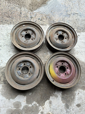 1940 - 1948 Ford Steel Wheels 16”x4” 5x5.5 BP Hot Rod Coupe Roadster