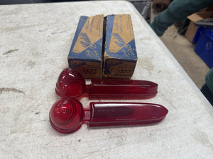 NOS Buick 1942 1946 1947 1948 Tail Lights Lenses Pair Genuine Original Guide