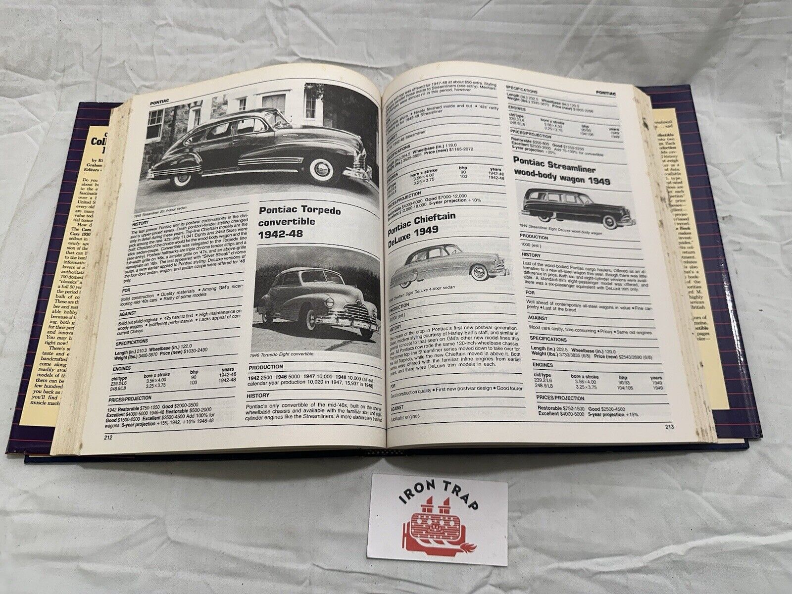 COMPLETE BOOK OF COLLECTIBLE CARS 1930 - 1980 Hardcover With Dust