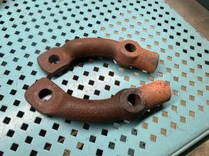 1939 1947 Dodge Truck Front Tube Shock Mounts Original Lower Portion Pair