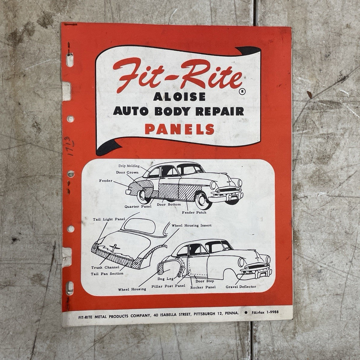 Fit-Rite Repair Patch Panel Catalog Replacement Panels Ford Chevy Pont ...