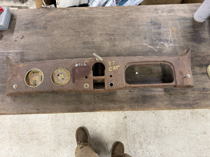 1937 Ford Dash Panel Original Nice Coupe Sedan Hot Rod Standard Deluxe