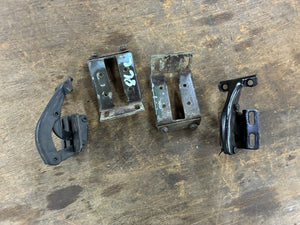 1937 1938 1939 Ford WINDSHIELD HINGES Original Pair coupe sedan truck