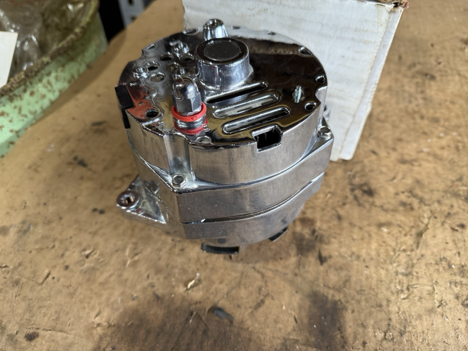 Speedway GM Chrome One Wire Alternator, 60 Amp – Iron Trap Garage