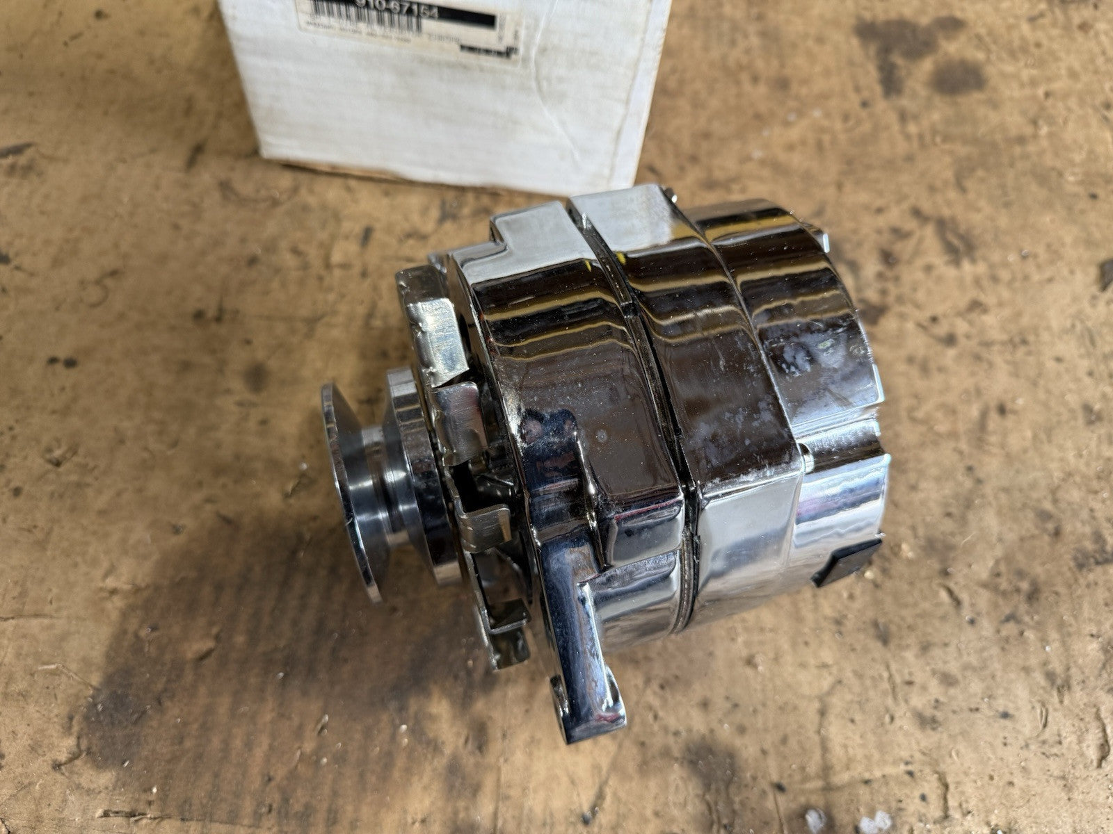 Speedway GM Chrome One Wire Alternator, 60 Amp – Iron Trap Garage