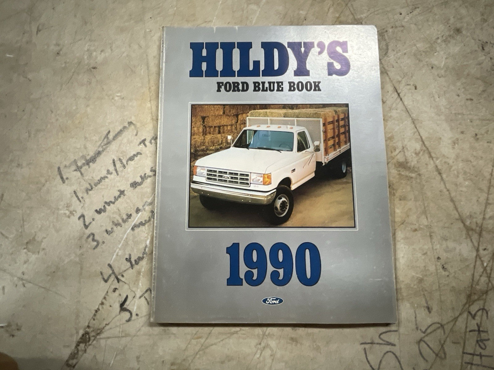 1990 Hildy's Ford Blue Book Trucks Rigs Van Equipment