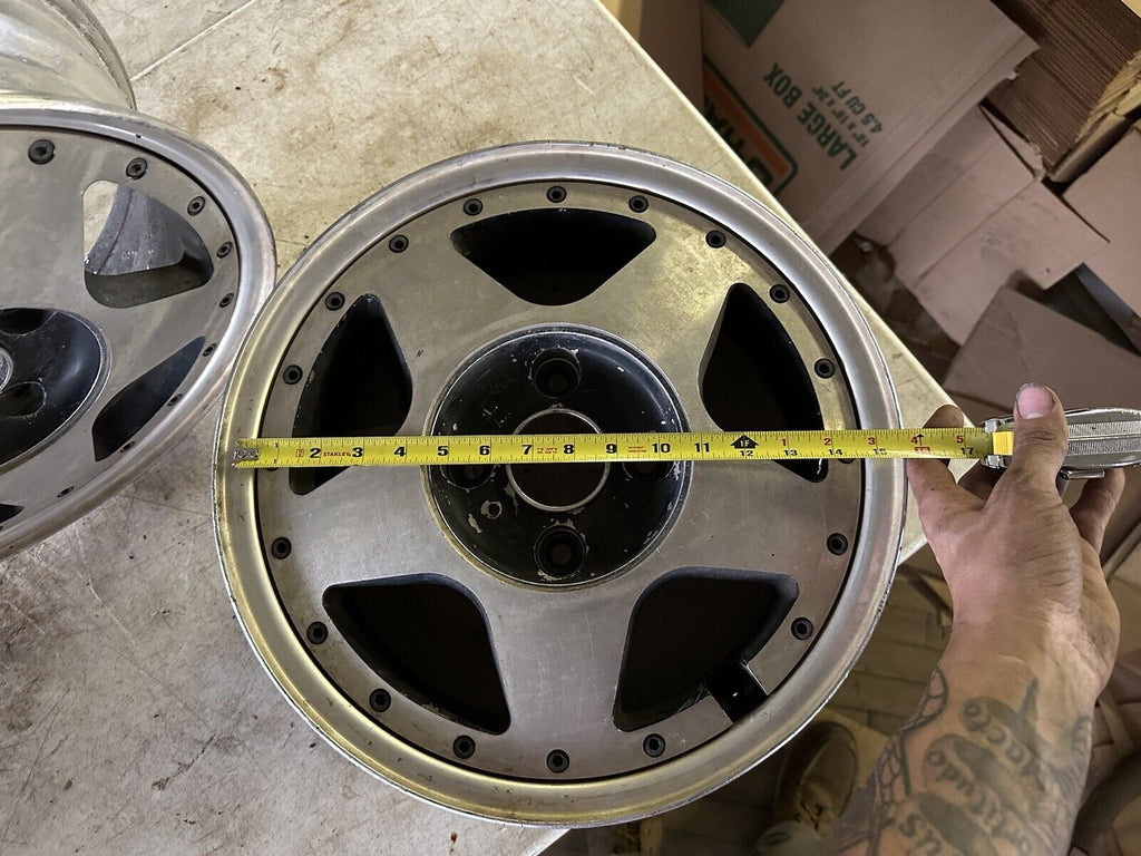 Riken STX 15x6 4x114.3 Aluminum Two Piece JDM Wheels – Iron Trap Garage