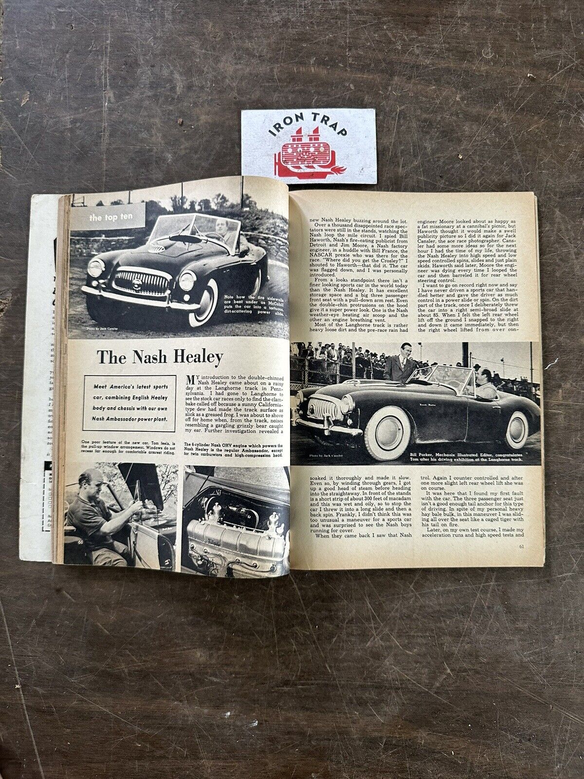 Vintage Auto Magazine Tom McCahill on Sports Cars 1951 The