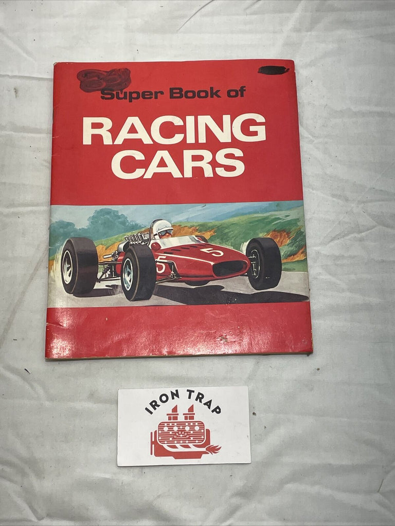 Old Racing Book Super Book of Racing Cars Book Michael Shulan 1978 USA Brabham Midget ...