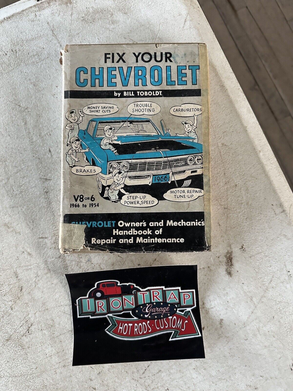 FIX YOUR CHEVROLET - Bill Toboldt - Vtg Repair Maintenance Book