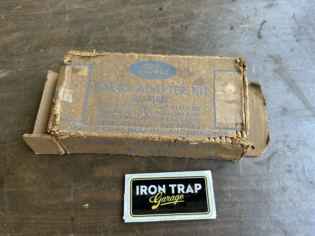 NOS FORD 51 52 PASSENGER CAR FAA18819A RADIO RECEIVER ADAPTOR FACEPL