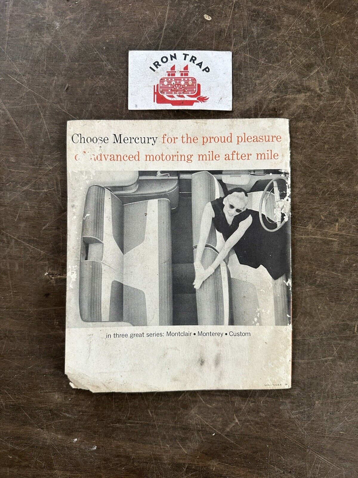 Original 1955 Mercury Quick Facts Sales Brochure 55 Monterey