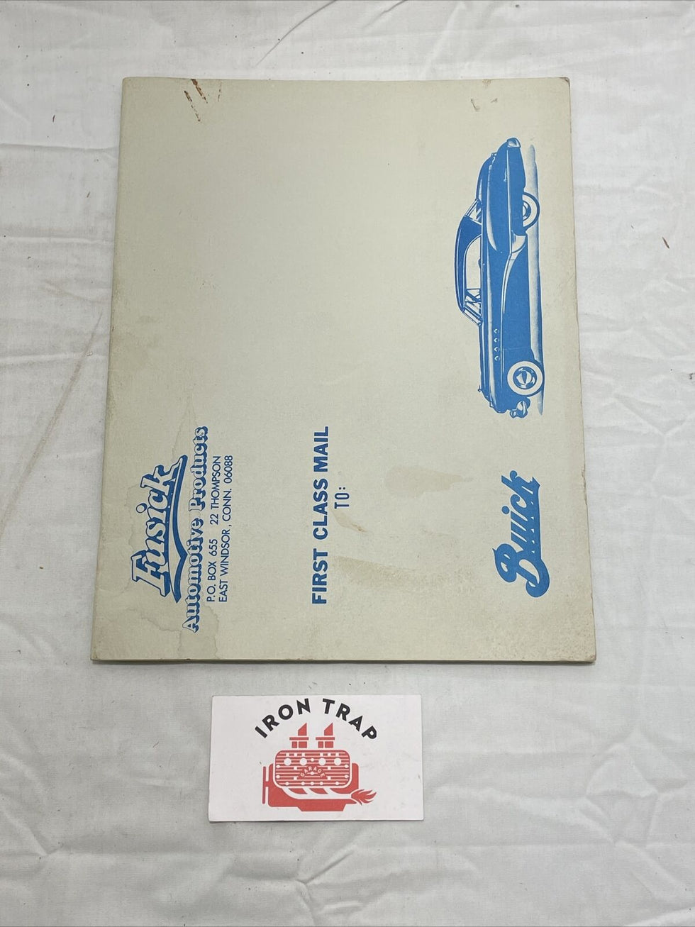 Fusick Automotive Products Catalog No. 8B, Buick Parts, 41 Iron Trap