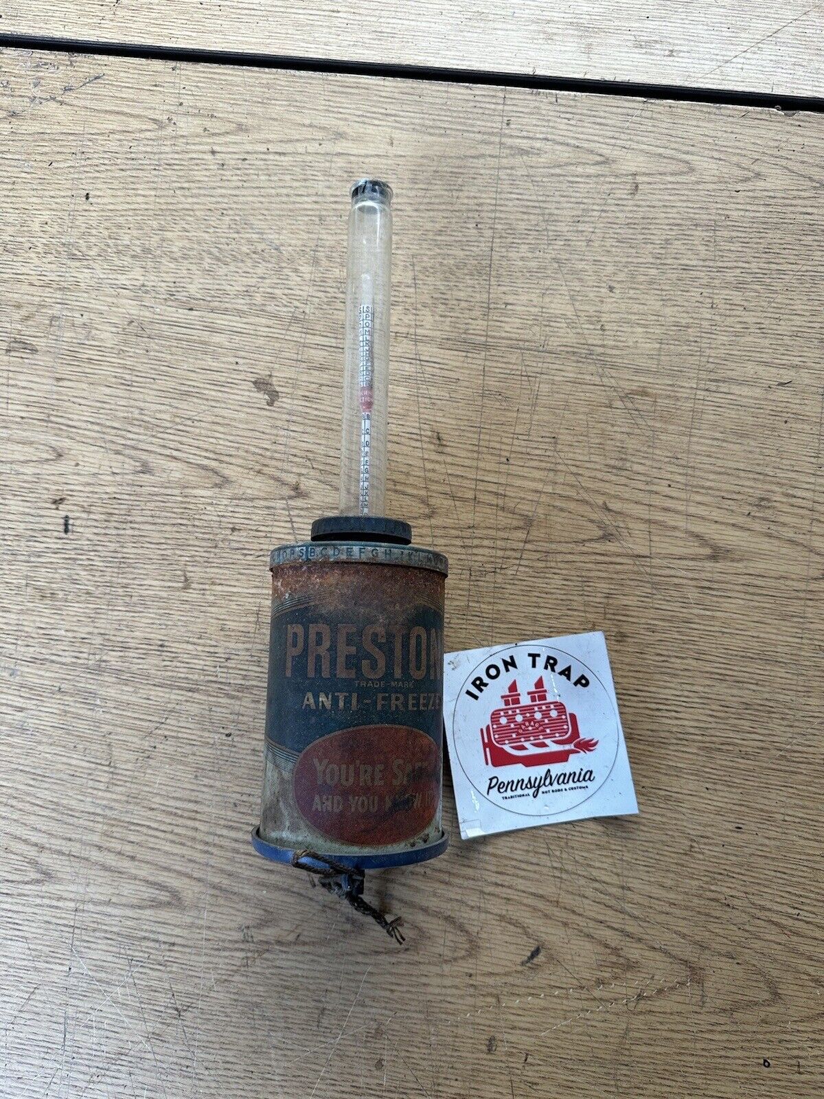 Vintage Prestone Antifreeze Tester Eveready Original Man Cave