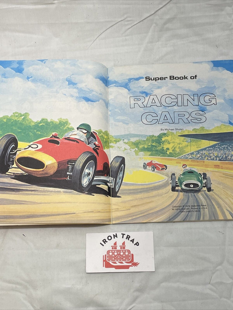 Old Racing Book Super Book of Racing Cars Book Michael Shulan 1978 USA Brabham Midget ...